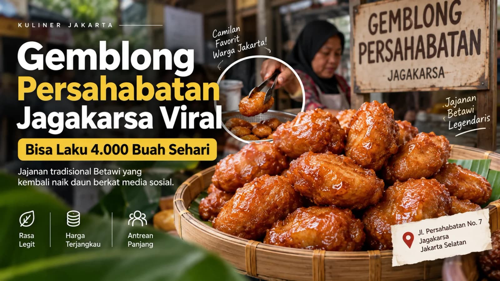 Fenomena Gemblong Persahabatan: Ketika Jajanan Tradisional Betawi Menjadi Aset Komunitas yang Terdesentralisasi
